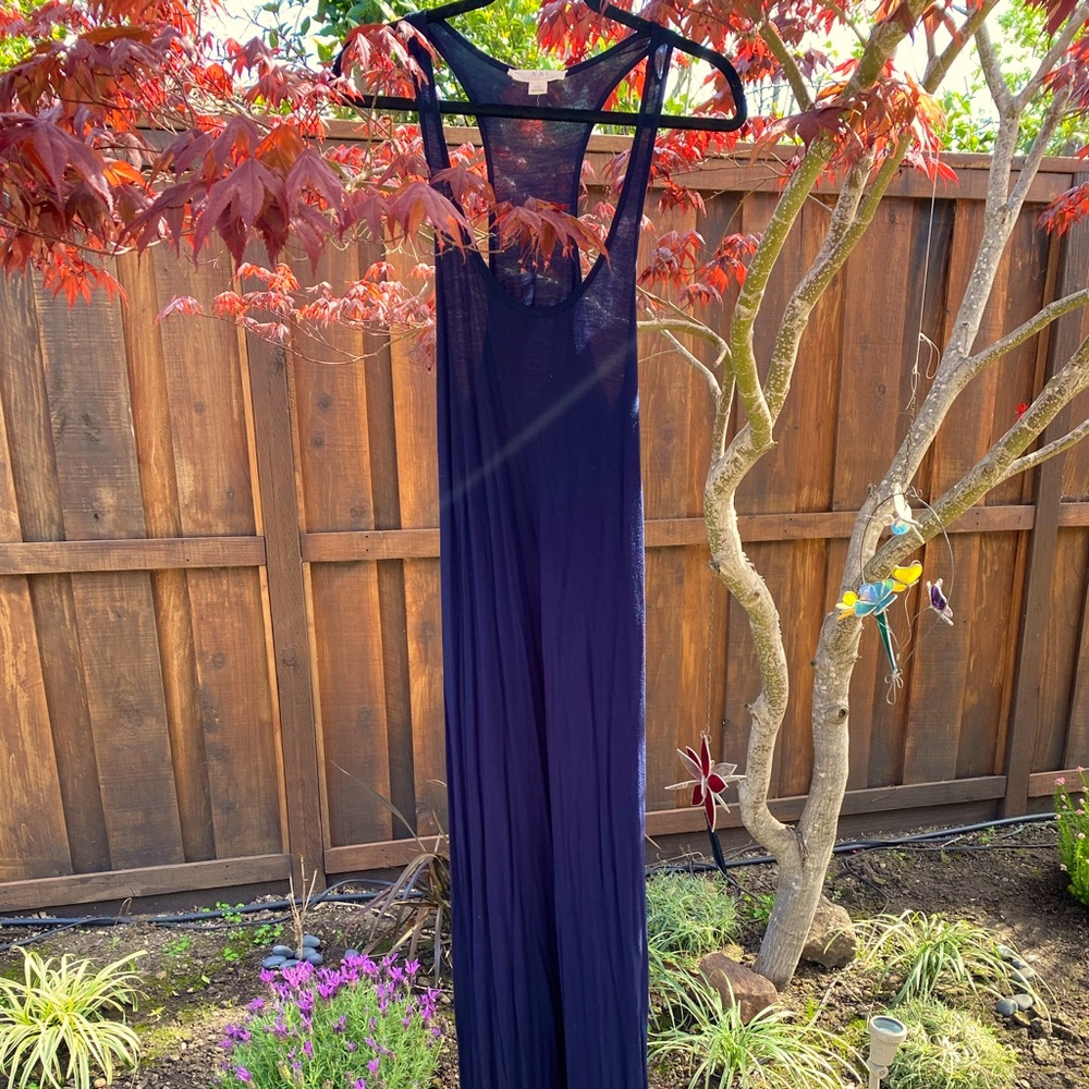 L Navy blue maxi dress